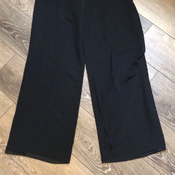 Joseph Ribkoff flowy  black pants VTG SZ 10 EUC - Picture 5 of 10